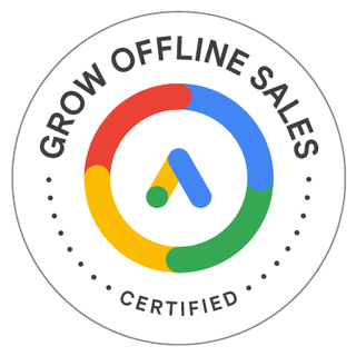 Insignia de Certificación Aumentar las ventas offline
